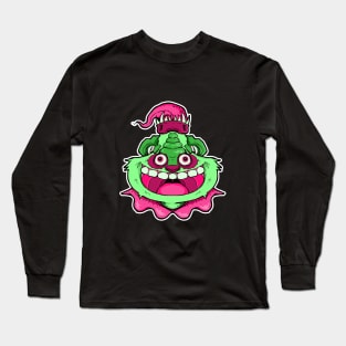 Panda Snake (Upside-Down Face) Long Sleeve T-Shirt